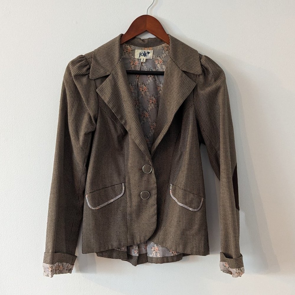 Jolt Plaid / Floral Blazer